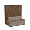 Inovabed Medium Walnut Murphy Bed w/ Sofa