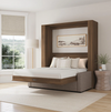 Inovabed Medium Walnut Murphy Bed w/ Sofa