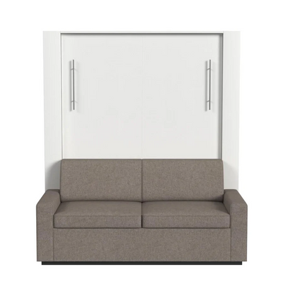 Inovabed White Murphy Bed w/ Sofa