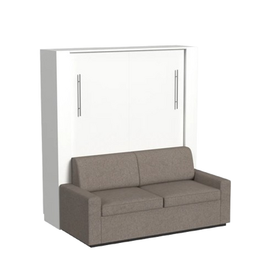 Inovabed White Murphy Bed w/ Sofa