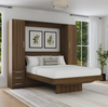 Inovabed Medium Walnut Murphy Bed w/ Table